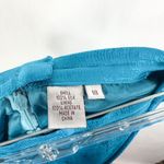 Adrianna Papell Boutique Plus Size 18 Skirt Suit Blue Silk Midi Short Sleeve 604 Photo 8