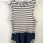 Marc by Marc Jacobs Y2K Marc Jacobs Striped Dress Sz Small Fit & Flare Retro Navy White Sailor Twee Photo 11