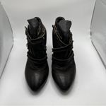 A.S. 98 Leather Boots Airstep Black leather Archival edgy boho size 39 US 8.5 Photo 3