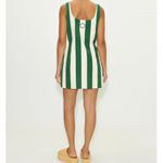 Simon Miller Sahara Striped Denim Mini Dress Green Size XS Photo 1