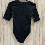 Everlane NWT The Short Sleeve Crew Neck Black Brief Bodysuit Photo 9