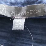 Wit & Wisdom Women's Ruffle Sleeve Slub Knit Tee Photo 5