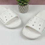 Crocs Solid White Slip On Sandals Shoes Casual Women Size 8 Photo 0