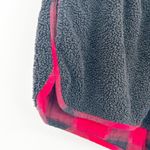 Victoria's Secret  Womens Sherpa Buffalo Plaid Flannel Sleep Lounge Shorts Size L Photo 1