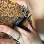 Bundle 4 wallet clutch wristlets light grey green brown and multi all preloved Gray Photo 7