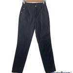 Vintage 90s Roper Western Black Glitter High Waisted Relaxed Classic Denim Sz 5 Photo 2