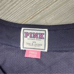 Victoria secret pink Tampa bay rays blue shirt sleeve jersey button shirt small White Photo 2