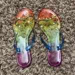 Wild Diva Rainbow Studded Jelly Sandals Photo 5