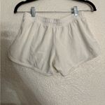 Brandy Melville John Galt USA embroidered cream drawstring sweat shorts size S Photo 2