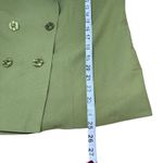 Jessica London Women's Green Double Breasted Blazer Jacket Size 12 Photo 8