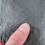 Ellen Tracy Linen Top Gray with Gold Tassel Zipper Medium vacation Photo 7