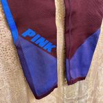 PINK - Victoria's Secret PINK Victoria’s Secret Cool & Comfy seamless maroon/royal blue leggings XS Photo 4