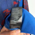 Anthropologie Anthro Maeve Pleated Shimmer Maxi Skirt Formal Red, Blue 2 Photo 6