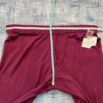 Anne Klein Merlot Wine Red Cotton Cashmere Elastic Waist Pants Size 3X Photo 7