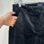 J.Crew Factory Kallie Pant Black Velvet Straight Leg Size 8 Brand New w/ Tags Photo 6