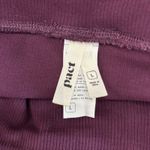 Pact Pants Women Large Purple Bootcut Pull On Ribbed Knit Cotton Yoga Athleisure Photo 5