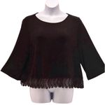 Chico's Boxy Slinky Knit Blouse XXL Or 4 Photo 2
