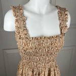 Madewell Lucie smocked tank linen-blend mini dress Photo 4