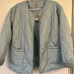 G.H. Bass & Co Tiffany Blue Puffer Jacket Size M Photo 4