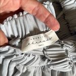 American Threads  Light Gray Ruffle Dress Photo 1