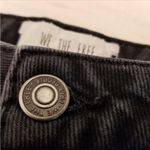 Free People -We The Free Denim A-Line Distressed Skirt in Black Sz: 25 (0 or xs) Photo 7