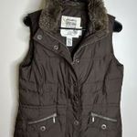 Eddie Bauer Women's  Size Medium‎ Goose Down 700 Fill Turtle Neck Full Zip Vest Photo 0