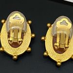 Unsigned Vintage Victorian Cameo Clip On Earrings Photo 11