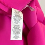 Eliza J Scuba V-Neck Ruffled Cap Sleeve Sheath Dress in Pink Size US 8 Photo 7