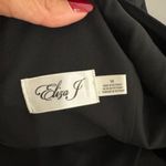 Eliza J Women's Black Sleeveless Ruffled Peplum Wide Leg Jumpsuit Size 10 Photo 4