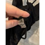 Tinibikini Womens One Piece Swimsuit Black Stretch Plunge Neck Lace Up Strap S Photo 4