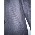 American Eagle  Outfitters Charcoal Gray Wool Blend Pea Coat Women's Size S‎ Photo 2