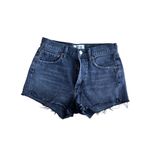 AGOLDE Parker Vintage Cut Off Shorts in Crash Black Denim Size 24 #A026-1157 Photo 1