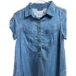 Vineyard Vines Women's Margo Utility Chambray Denim Shirt Dress Blue 00 Photo 3