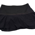 Athleta Black Tennis Skirt Skort with Built-in Shorts Women's Size L Photo 0