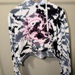 AC/DC  Black and White Tie-Dye Hoodie Photo 1