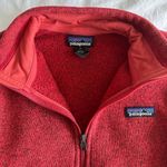 Patagonia Red Better Sweater 1/4 Zip Fleece Photo 2