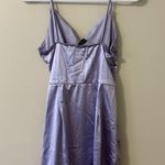 Windsor Purple Satin  Mini Dress Photo 1