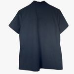 FIGS Banepa Oversized Black Scrub Top Sz M Photo 4