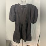Princess Polly , black baby‎ doll mini dress puff sleeves size 4 Photo 5