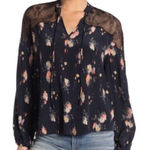ALLSAINTS  silk Laya‎ Meadow Top size medium Photo 0