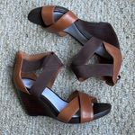 Johnston & Murphy Two Tone Leather Neela Wedge Heels Size 9.5 Photo 6