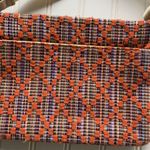 Lily bloom Cross Body Shoulder Bag Purse Handbag Navy Blue Floral Butterflies Photo 5