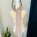 ALLSAINTS Blush Rib Mix Knit Wool Blend Scarf Wrap, Blush/Pink, Designer, NWT Photo 7