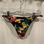 DIXXON NWT black tropical skimpy floral bikini bottoms Gili tanning suit swim Pink Size XL Photo 5