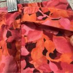 Talbots Vintage 90s Boho Fairy Cotton Blend Pink Floral Maxi Skirt size 12 Photo 3