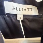 Elliatt  Bold Halter Ruffle Maxi Dress Midnight Navy Formal Style Size Small Photo 7