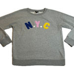 J.Crew Crewneck N.Y.C. Pullover Sweatshirt Size XS New York City Preppy Casual Photo 0