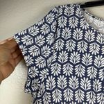 Croft & Barrow Blue and White Floral Midi Dress SZ: M Photo 2