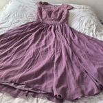 Vivienne Atelier lavender lace chiffon lined button back maxi dress, size L Purple Size L Photo 0