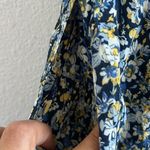 Esprit Vintage Floral Elastic Waist Rayon Cropped Pants Medium Photo 6